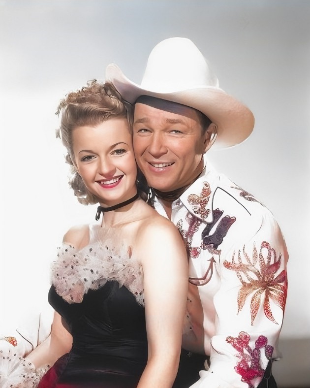 “Eternal Beauty and Joy: Roy Rogers and Dale Evans Radiate Happiness ...