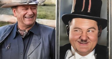 “The Legendary Laughter: Inside the Unbelievable Friendship and Humor of John Wayne and Oliver Hardy! 😂”